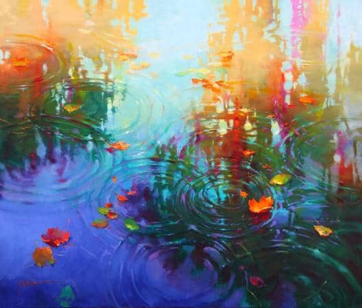 The silence of summer rain